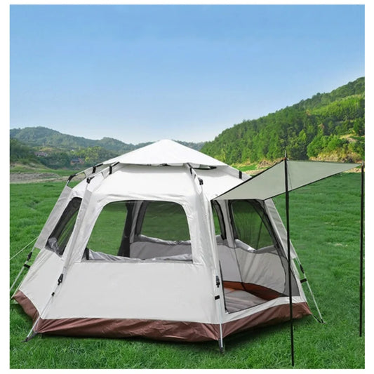 Hexagonal Waterproof, UV-Resistant Automatic Camping Tent