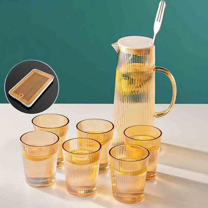 Pitcher & Glass Set - 7 Pcs