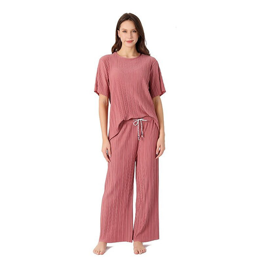 Women's Loungewear Relax Fit Set - Textured Comfort