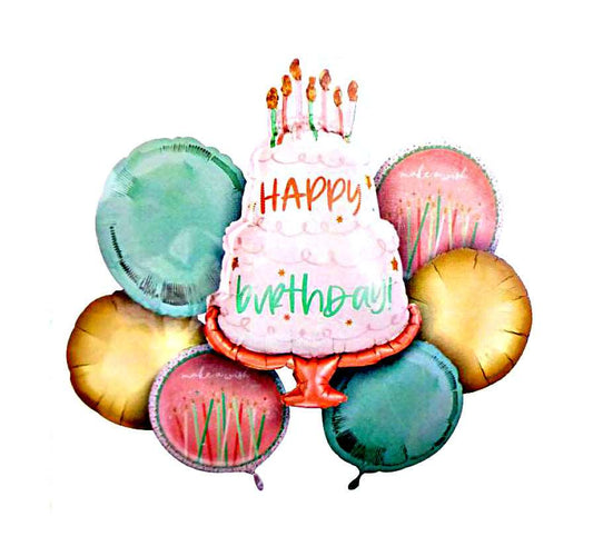 Happy Birthday Party Foil Balloon Kit