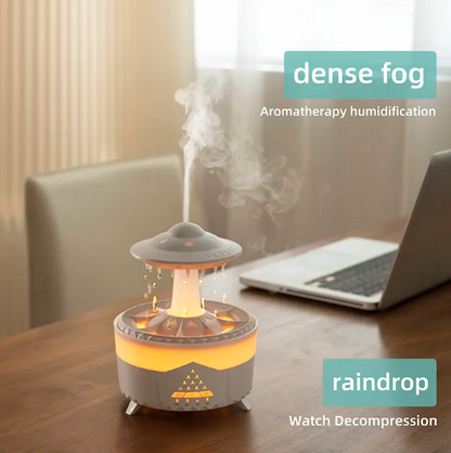 Aromatherapy Humidifier Rain Cloud Design - Multifunctional Essential Oil Diffuser