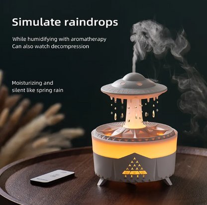 Aromatherapy Humidifier Rain Cloud Design - Multifunctional Essential Oil Diffuser