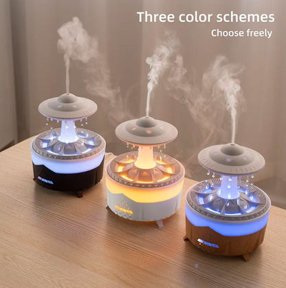 Aromatherapy Humidifier Rain Cloud Design - Multifunctional Essential Oil Diffuser