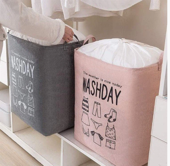 Large Fabric Laundry Basket