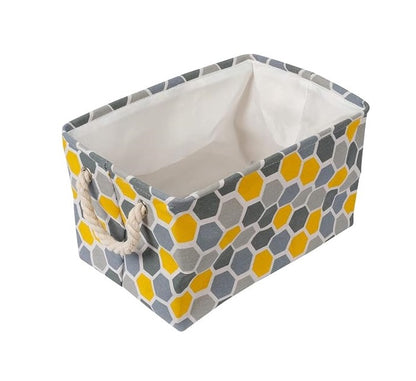 Fabric Storage Basket with Handles