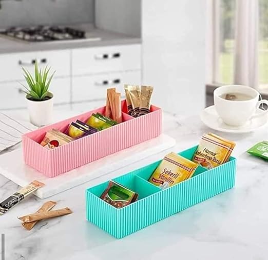 Multi-function 5 Grid Drawer Storage Box