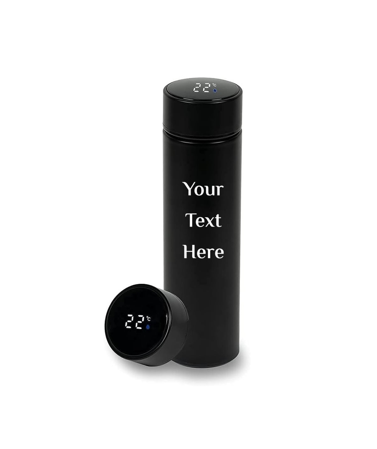 Customizable Double Wall Vacuum Flask with LED Temperature Display