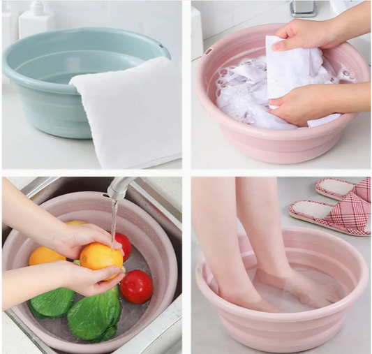 Multipurpose Collapsible Washbasin Portable Tub